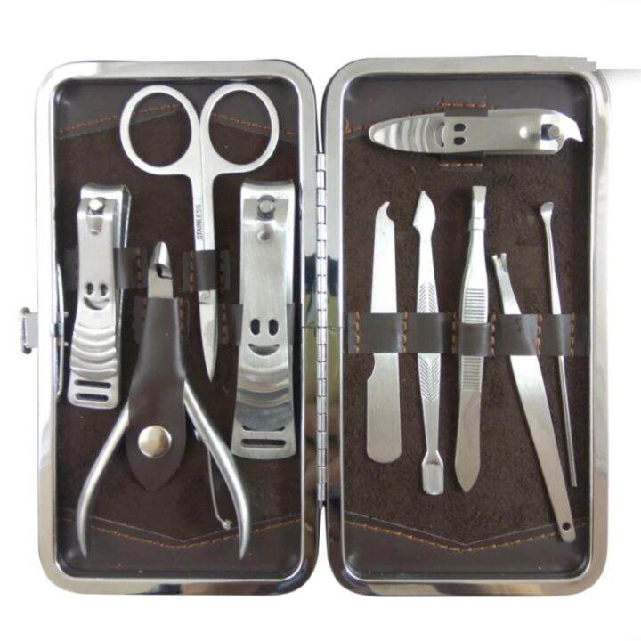 LST 10 in 1 Professional Nail Care kit Manicure Pedicure Nail Clipper