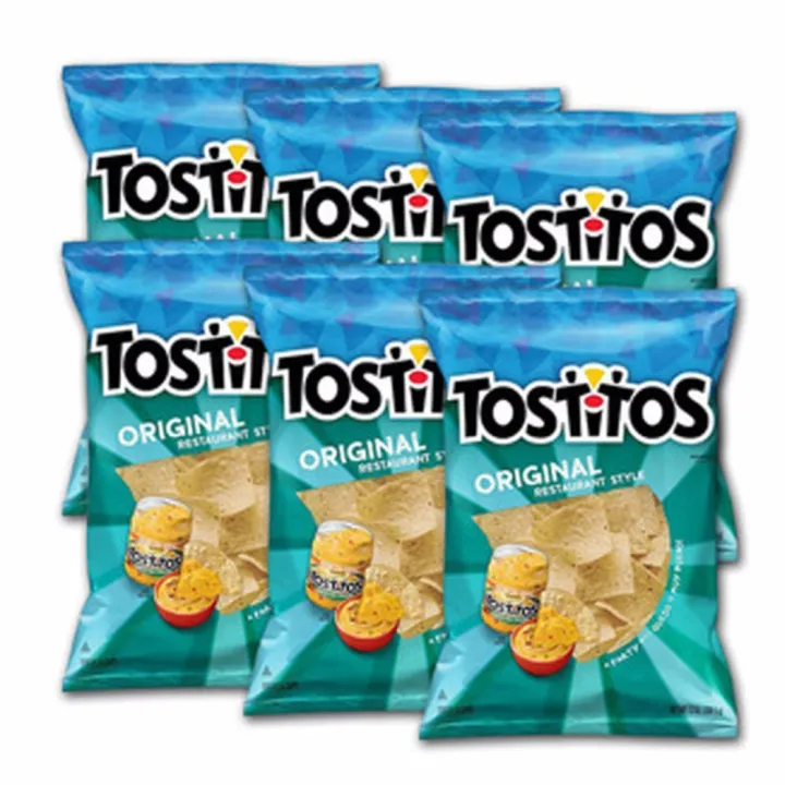 Tostitos Original Restaurant Style Tortilla Chips 6 Pack (283.5g Per ...