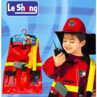 ?Dream Best? Fire Fighter / Fireman Kids Professional Costume Career Outfit Role Play Dress up Set, One Size