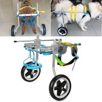 Pet Dog Cat Wheelchair Walk Cart Scooter For Handicapped Hind Leg Pet Wheelchair Handicapped Puppy Cat Dog Disabled Hind Leg Stainless Steel Size S 7.5