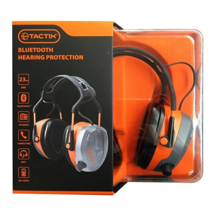 Tactix Bluetooth Earmuff Hearing Protection with FM Radio Lazada PH
