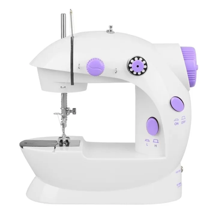 KMK 2Speed Mini Electric Sewing Machine Kit (White/Lavender) Lazada PH