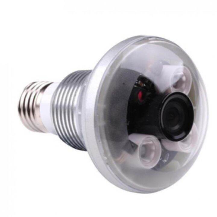 Bulb Shape Security Hidden Camera (White) Lazada PH