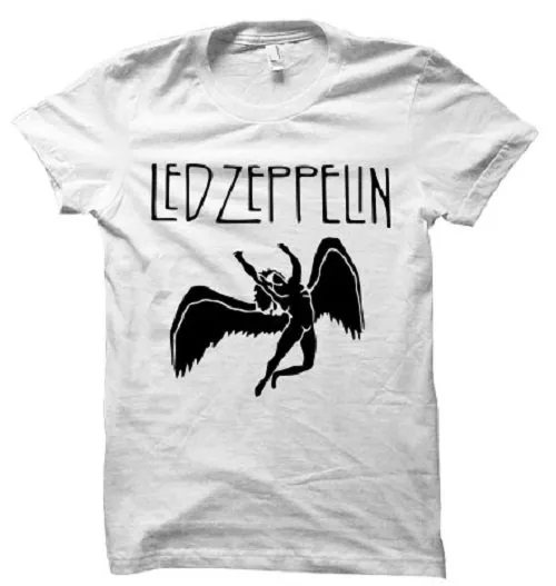 All About Rock Led Zeppelin Band Shirt (White) Lazada PH