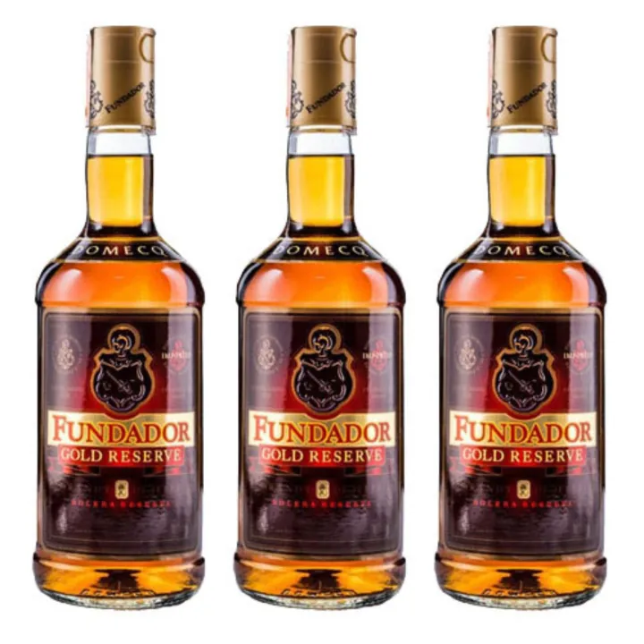 Fundador Gold Reserve Brandy 3 Pack (700ml per Bottle) Lazada PH