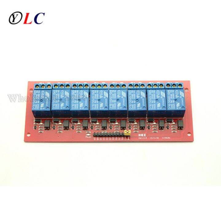 With Optocoupler 12V 8 Channel 8-channel Relay Control Panel PLC Relay