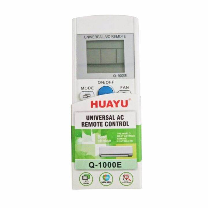 Huayu Q-1000E Universal Ac Remote Control (White) #0123 | Lazada PH