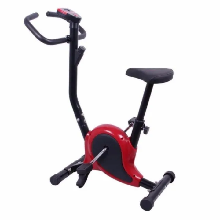 red exercise bike