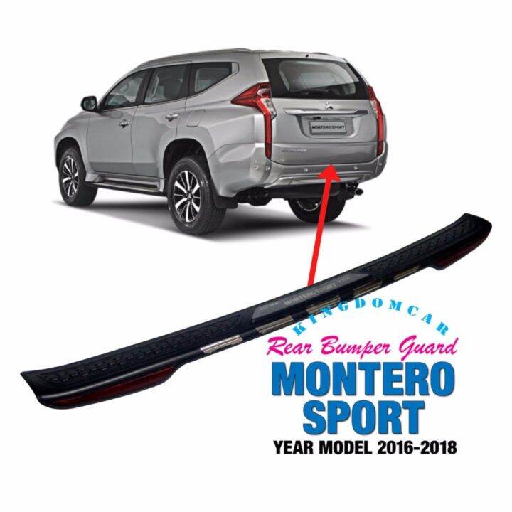 Montero 20162018 Rear Bumper Guard with Reflector Lazada PH