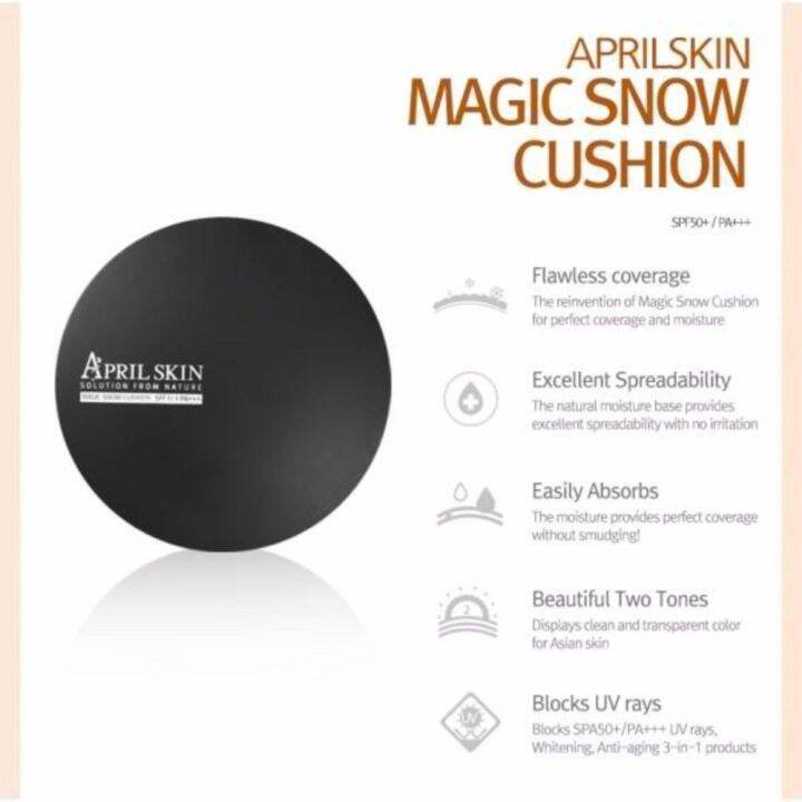 April Skin Magic Snow Cushion 15g Lazada PH