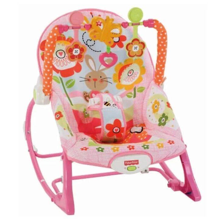 FisherPrice Infant To Toddler Bunny Baby Rocker Lazada PH