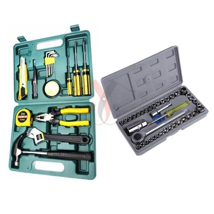 KS8016 16 Piece Multi Tool Set with Combination Socket Wrench 40piece Set Lazada PH