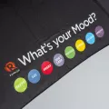 Rappler XChange Mood Meter Collection Umbrella (Black). 