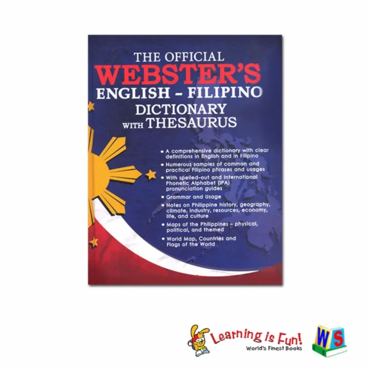 WS The Official ster'S English Filipino Dictionary With Thesaurus