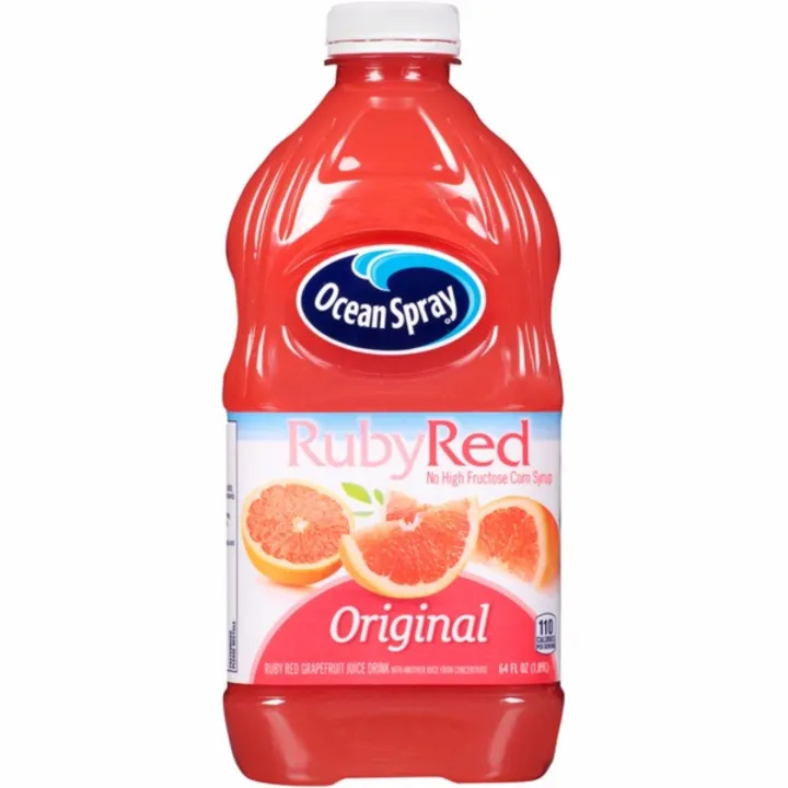 Ocean Spray Ruby Red Original Grapefruit Juice Drink 1.89l 