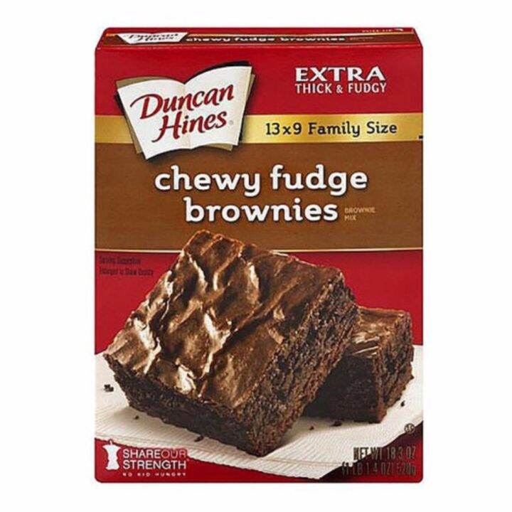 Duncan Hines Chewy Fudge Brownies Brownie Mix 520g Lazada PH