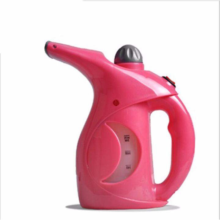 Z New 2 in 1 RZ 608 Handheld Garment Facial Steamer RZ 608 Pink