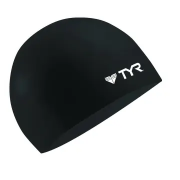 TYR Adult Silicone Wrinkle-Free Swim Cap