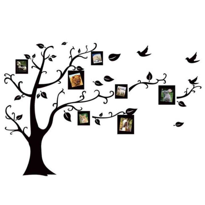 Photos Tree Style 50 x 70cm PVC Room TV Backdrop Entrance Home Office