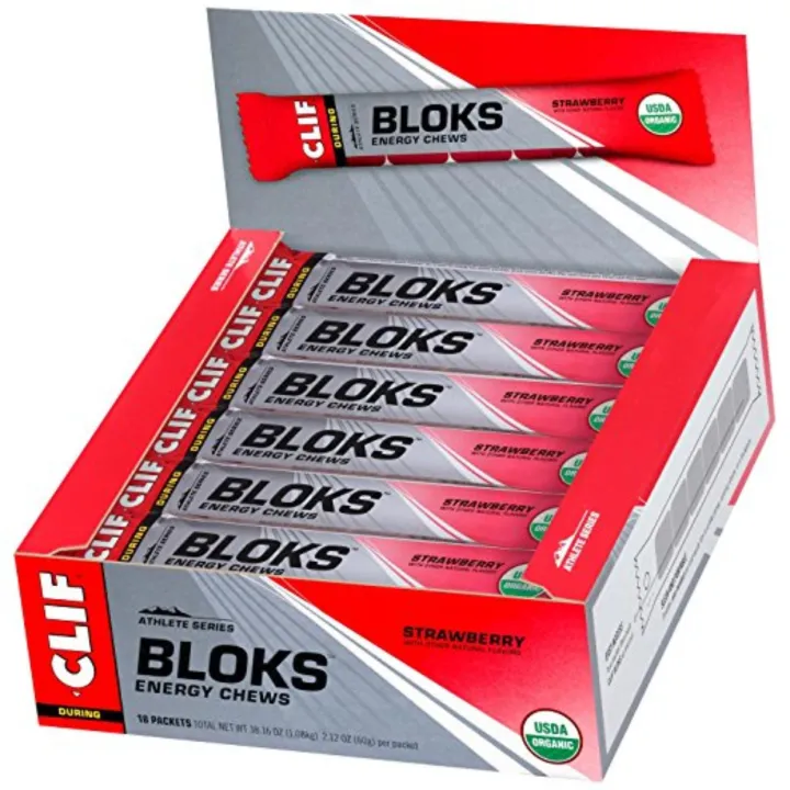 Clif Bloks Energy Chews, Strawberry, 18 Count Lazada PH