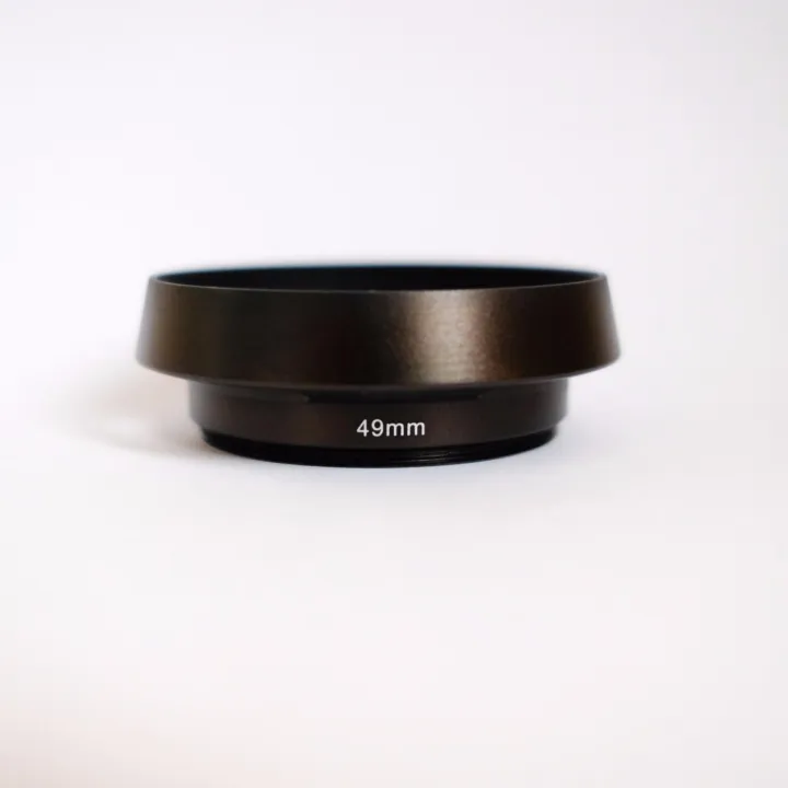 Metal Vented Lens Hood for 49mm Filter Thread Lazada PH