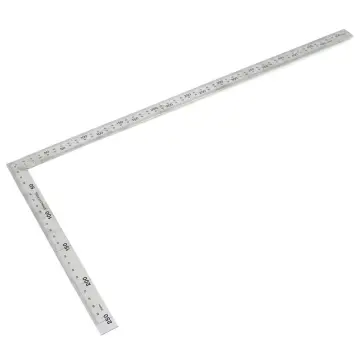 Try Square Flat Edge Square Ruler 90 Degree Woodworking Tools Metal Right  Angle Ruler Measurement Tools