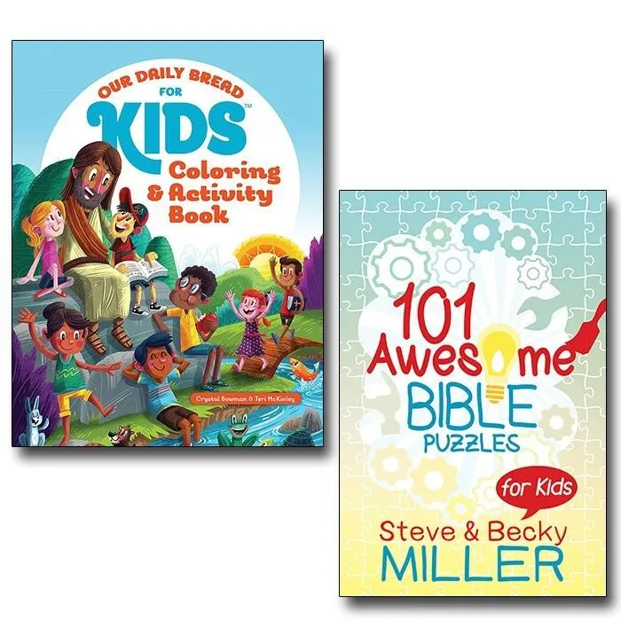 Our Daily Bread for Kids Coloring/Activity Book + 101 Awesome Bible Puzzles  for Kids Bundle | Lazada PH