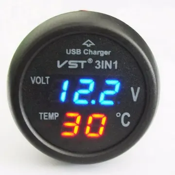 Three Printing Mini Car Thermometer Car Measurement Special High Precision  Refrigerator Hygrometer Refrigeration Temperature Moisture Meter