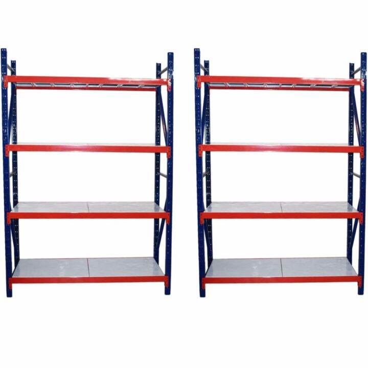 Steel Storage Unit Rack w/ 4 Adjustable Shelves w/ Post Couplers 150 X