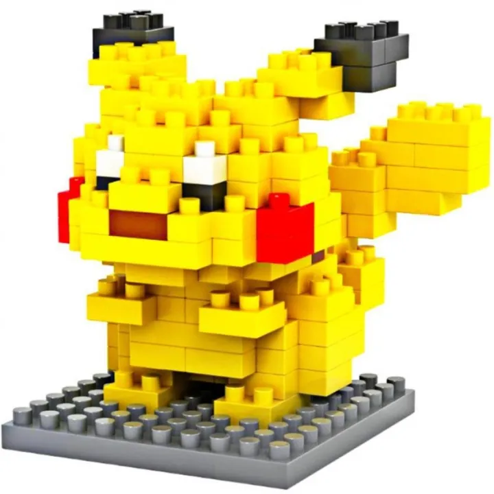 LOZ Pokemon Diamond Nanoblock Collectible Pikachu Building Set | Lazada PH