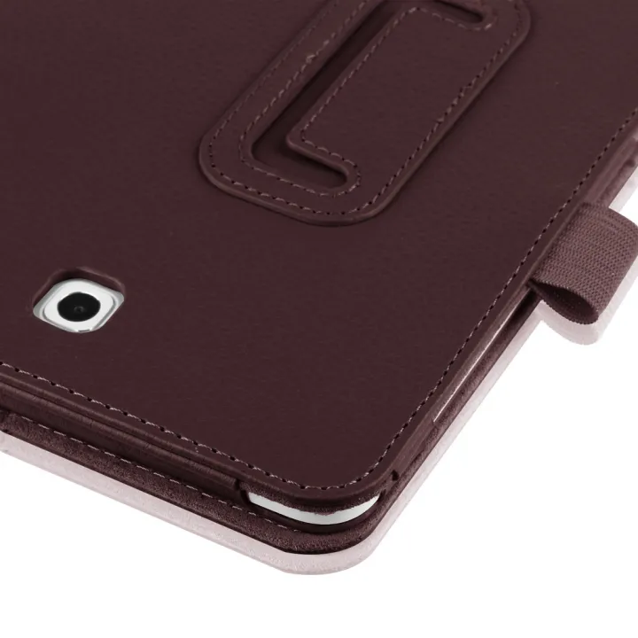 Classic Style PU Leather Folio 2folding Stand Cover with Stylus Holder