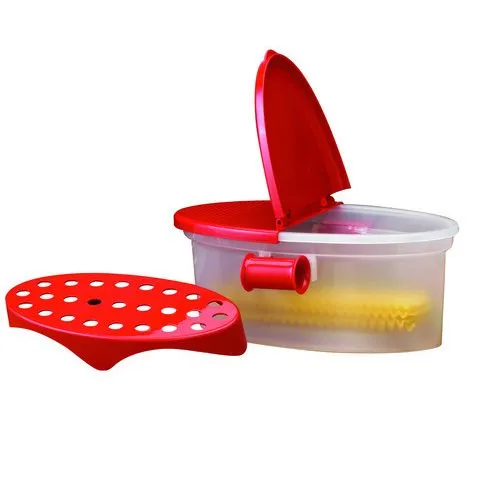 As Seen on TV Microwaveable Pasta Cooker/Strainer (Red) | Lazada PH