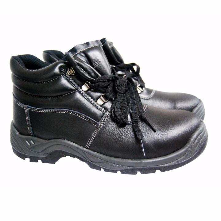 Camel Safety Shoes S1 CM-7060 High Cut Black Steel Toe Shoe Men ...