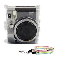 เคสแข็งพีซีกล้องถ่ายภาพโปร่งใสคริสตัล Fashiondeal สำหรับ Fujifilm Instax Mini90-สินค้าต่างประเทศ