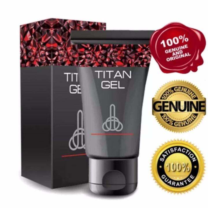 Authentic Titan Gel for Men 50grams (Lubricant Gel for Men) Lazada PH