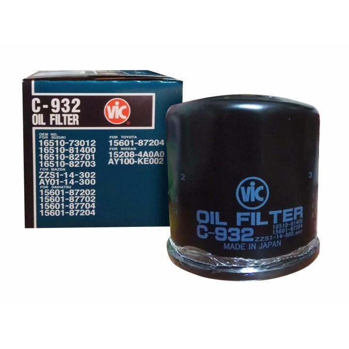 Vic Oil Filter C 932 For All Suzuki Alto Apv Esteem Swift Celerio Multi Cab S Presso 0787