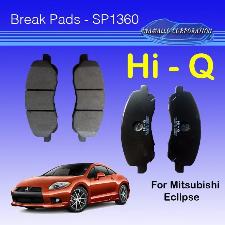Hi-Q Brake Pads Front for Mitsubishi Eclipse (SP1360) | Lazada PH