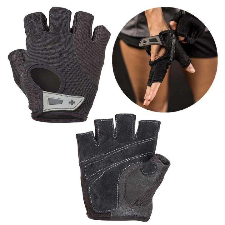 Women's Power Weightlifting Gloves with StretchBack Mesh and Leather ...