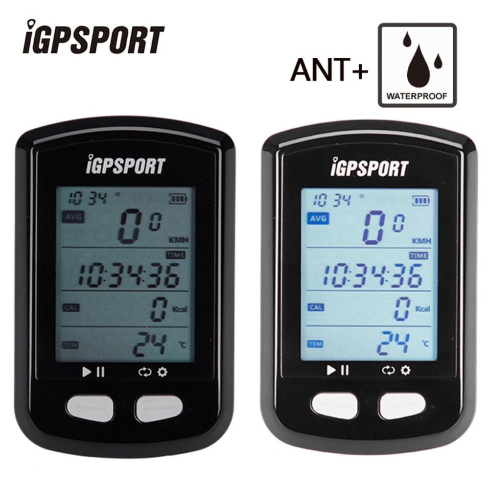 Bike Computer Stopwatch Cycling Computer+Bicycle Mount IGPSPORT iGS10S GPS ANT 