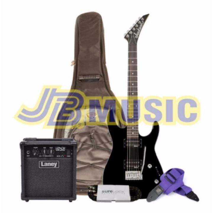 Jackson and Laney Guitar/ Amp Package (Black) Lazada PH