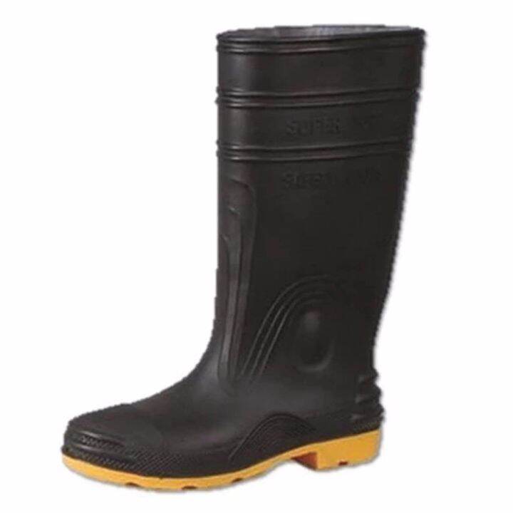 MENS SuperTuff ST911 High Cut Waterproof Rubber Rain Boots Work Boots