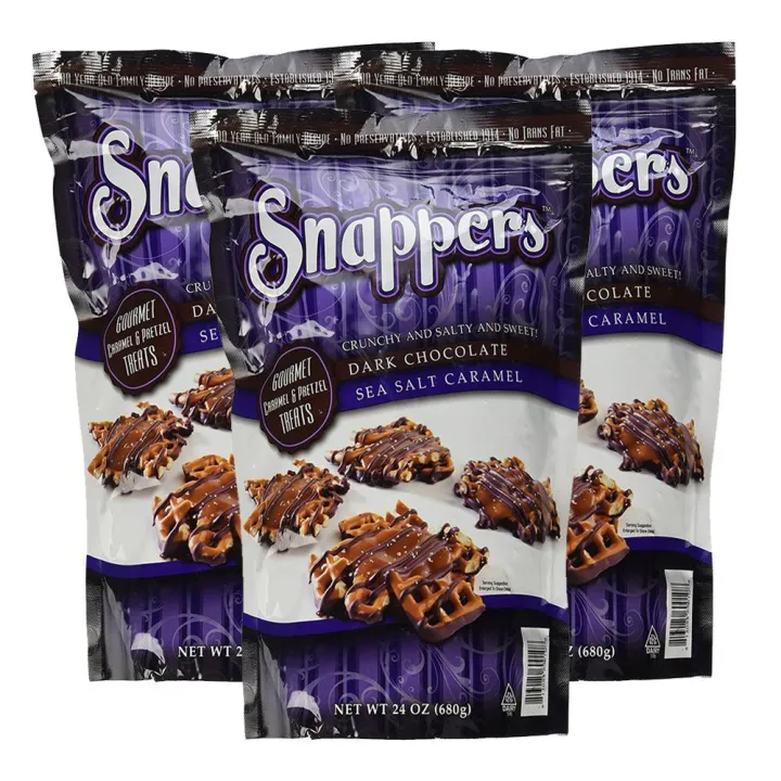 Snappers Dark Chocolate Sea Salt 3 Pack (680g per pack) Lazada PH