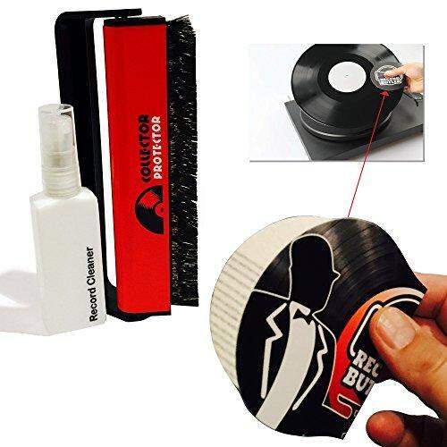 CARBON FIBER RECORD BRUSH Bundled With 1 AntiStatic RECORD BUTLER