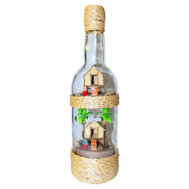 Philippine Art Bottle Double House Souvenir | Lazada PH