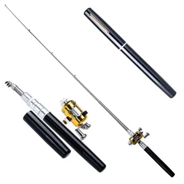 Shop Mini Portable Pocket Fish Pen Aluminum Alloy Fishing Rod with