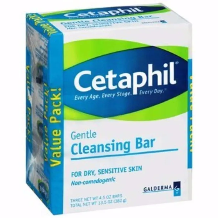 Cetaphil Gentle Cleansing Bars 4.5 oz Set of 3 | Lazada PH