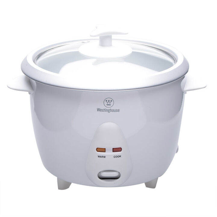 White Westinghouse Mini Automatic Rice Cooker White 4 Cups