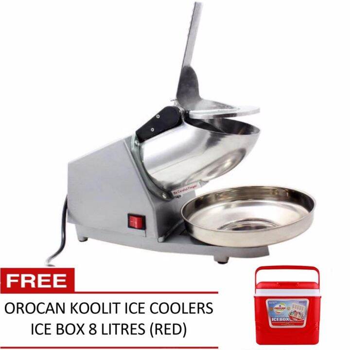 Electric Ice Crushing Machine With Free Orocan Koolit Ice Coolers Ice