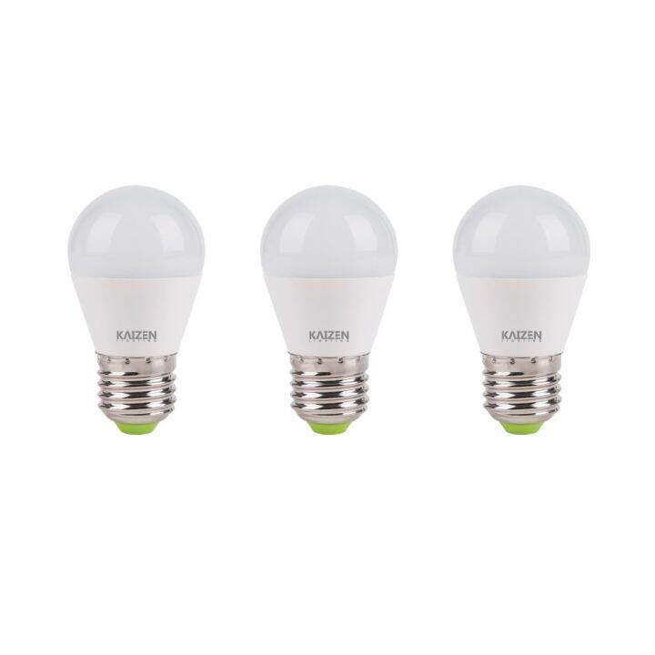 Kaizen Lighting 3 Watts Led Bulb Set Of 3 (day Light) 