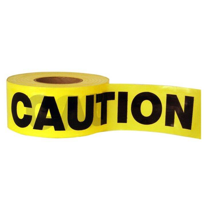 Caution Tape 3in.x 350mtrs (Yellow) | Lazada PH